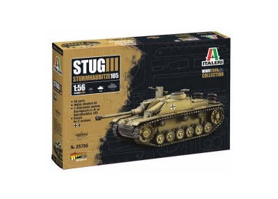 Model Kit military 25756 - Sd. Kfz. 142/1 Sturmgeschütz III (1:56) - Italeri