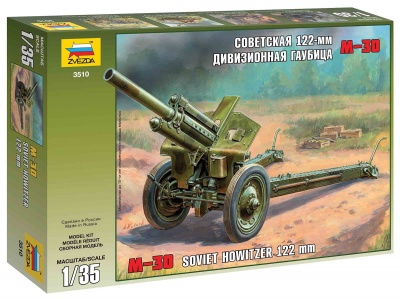 Model Kit military 3510 - M30 Soviet Howitzer 122 mm (1:35)