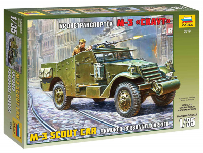 Model Kit military 3519 - M-3 Armored Scout Car (1:35)