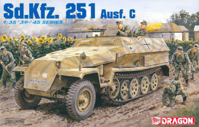 Model Kit military 6187 - Sd.Kfz.251/1 Ausf.C (1:35) - Dragon