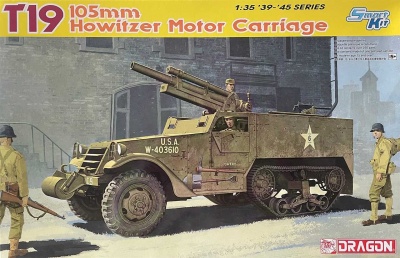 Model Kit military 6496 - T19 105mm HOWITZER MOTOR CARRIAGE (SMART KIT) (1:35)