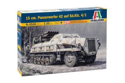 Model Kit military 6546 - 15 cm. PANZERWERFER 42 AUF SD.KFZ. 4/1 (1:35) - Italeri