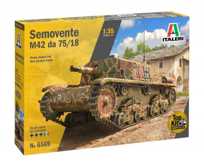 Model Kit military 6569 - Semovente M42 da 75/18 (1:35) - Italeri