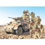 Model Kit military 6591 - AB 41 with Bersaglieri Italian Infantry (1:35) - Italeri