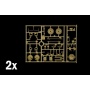 Model Kit military 6591 - AB 41 with Bersaglieri Italian Infantry (1:35) - Italeri