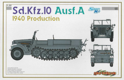 Model Kit military 6630 - Sd.Kfz.10 Ausf.A 1940 PRODUCTION (SMART KIT) (1:35)