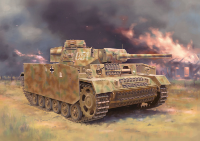 Model Kit military 6776 - Pz.Kpfw. III (FI) Ausf.M w/Schurzen (1:35)