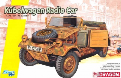 Model Kit military 6886 - Kubelwagen Radio Car (1:35)