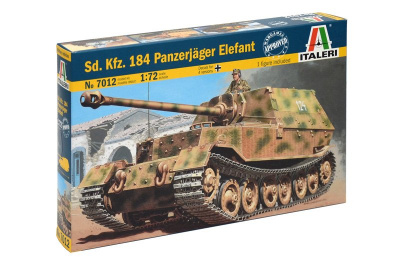 Model Kit military 7012 - Sd. Kfz. 184 Panzerjager Elefant (1:72) - Italeri