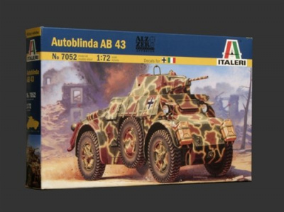 Model Kit military 7052 - AUTOBLINDA AB 43 (1:72) - Italeri