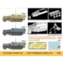 Model Kit military 7308 - Sd.Kfz.251/2 Ausf.C Rivetted Version mit Granatwerfer (1:72) - Dragon