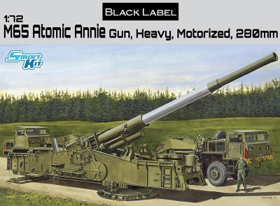 Model Kit military 7484 - M65 ATOMIC ANNIE GUN HEAVY MOTORIZED 280mm (Smart Kit) (1:72)