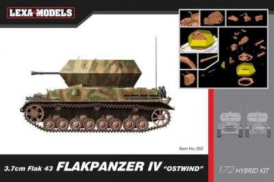CMK 1/35 Flakpanzer IV/3.7 cm Flak Ostwind plastic model kit #T35004 