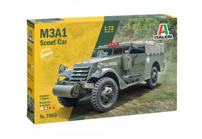 Model Kit military - M3A1 Scout Car (1:72) - Italeri