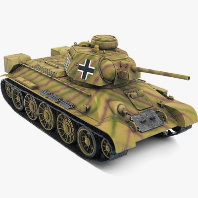 Model Kit tank 13502 - German T-34/76 747(r) (1:35) - Academy