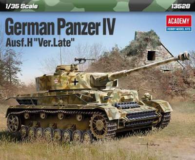 Model Kit tank 13528 - German Panzer IV Ausf.H "Ver.Late" (1:35) - Academy