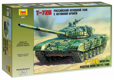 Model Kit tank 3551 - T-72B ERA (1:35) - Zvezda