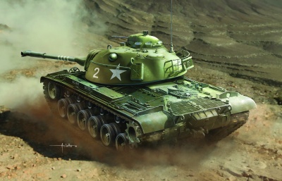 Model Kit tank 3559 - M48A1 (SMART KIT) (1:35) - Dragon