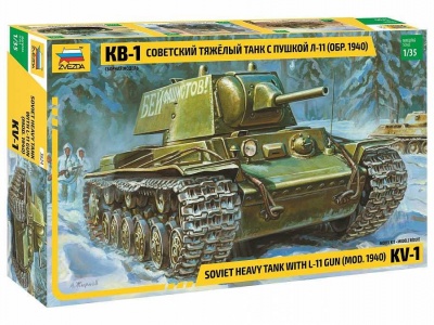 Model Kit tank 3624 - KV-1 mod. 1940 (1:35) - Zvezda