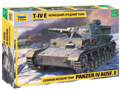 Model Kit tank 3641 - Panzer IV Ausf.E (1:35) - Zvezda