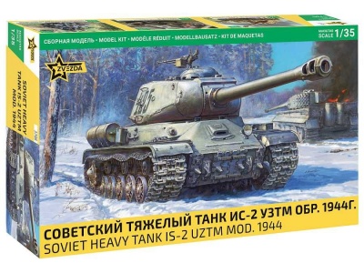 Model Kit tank 3708 - IS-2 Heavy Tank (1:35) - Zvezda