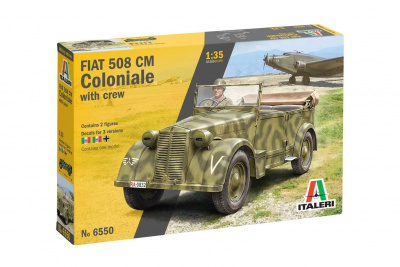 Model Kit tank  - 508 CM "COLONIALE" STAFF CAR (1:35) - Italeri