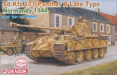 Model Kit tank 6168 - Sd.Kfz. 171 PANTHER A LATE TYPE, NORMANDY 1944 (1:35)