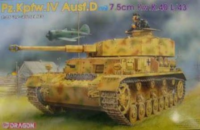 Model Kit tank 6330 - Pz.Kpfw.IV Ausf.D mit 7.5cm Kw.K 40 L/43 (1:35) - Dragon