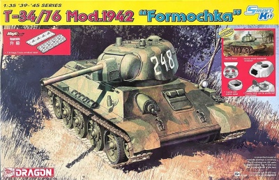 Model Kit tank 6401 - T-34/76 Mod.1942 "Formochka" (1:35)