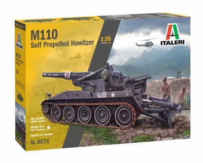 Model Kit tank 6574 - M110 (1:35) - Italeri