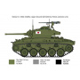 Model Kit tank 6587 - M24 "Chaffee" Korean War (1:35) - Italeri