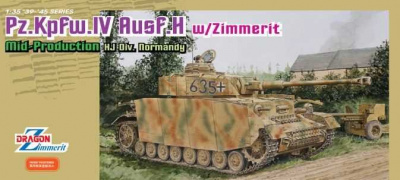 Model Kit tank 6611 - Pz.kpfw.IV Ausf. H Mid Production w/ Zimmerit (1:35)