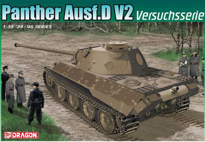 Model Kit tank 6830 - Panther Ausf.D V2 Versuchsserie (Smart Kit) (1:35)