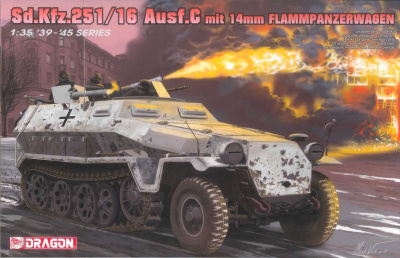 Model Kit tank 6864 - Sd.Kfz.251/16 Ausf.C Flammpanzerwagen (1:35)
