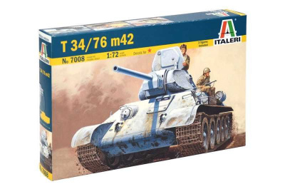 Model Kit tank 7008 - T 34/76 m42 (1:72) - Italeri