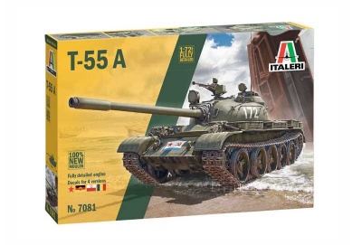 Model Kit tank 7081 - T-55 A (1:72) - Italeri