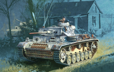 Model Kit tank 7290 - Pz.Kpfw.III Ausf.M w/WADING MUFFLER (1:72)