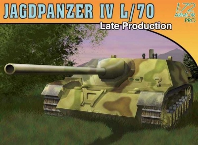 Model Kit tank 7293 - JAGDPANZER IV L/70 LATE PRODUCTION (1:72) - Dragon