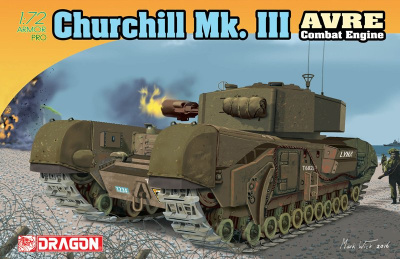 Model Kit tank 7327 - Churchill Mk.III AVRE (1:72)