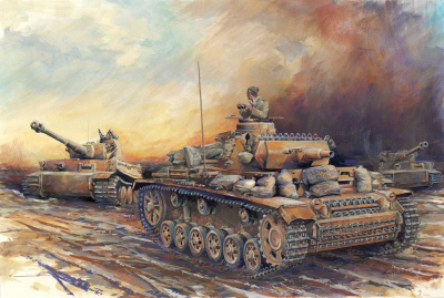 Model Kit tank 7386 - Pz.Kpfw. III Ausf. N DAK (1:72)