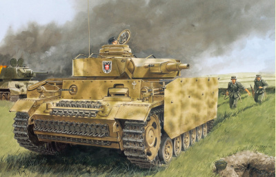 Model Kit tank 7407 - PZ.KPFW.III AUSF.N W/SIDE-SKIRT ARMOR (1:72)