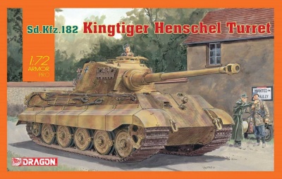 Model Kit tank 7558 - Sd.Kfz.182 Kingtiger Henschel Turret (1:72)