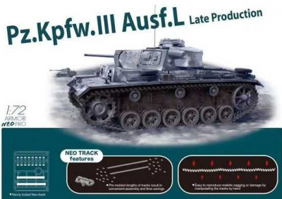Model Kit tank 7645 - Pz.Kpfw.III Ausf.L Late Production w/Neo Track (1:72)