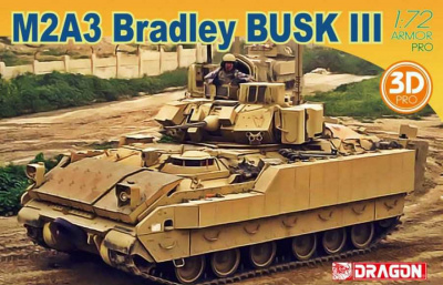 Model Kit tank 7678 - M2A3 BRADLEY BUSK III (1:72) - Dragon