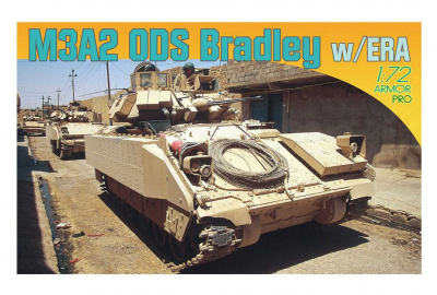 Model Kit tank M3A2 ODS Bradley w/ERA (1:72) - Dragon