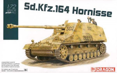 Model Kit tank - Sd.Kfz.164 Hornisse w/NEO Track (1:72) - Dragon