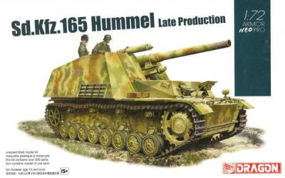 Model Kit tank  Sd.Kfz.165 Hummel Late Production w/NEO Tracks (1:72) - Dragon