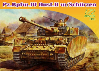 Model Kit tank Sd.Kfz.IV Ausf.H (1:72) - Dragon