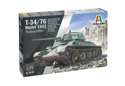 Model Kit tank - T-34/76 Mod. 43 (1:35) - Italeri