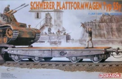 Model Kit vagón 6069 - SCHWERER PLATTFORMWAGEN TYP SSY (1:35)